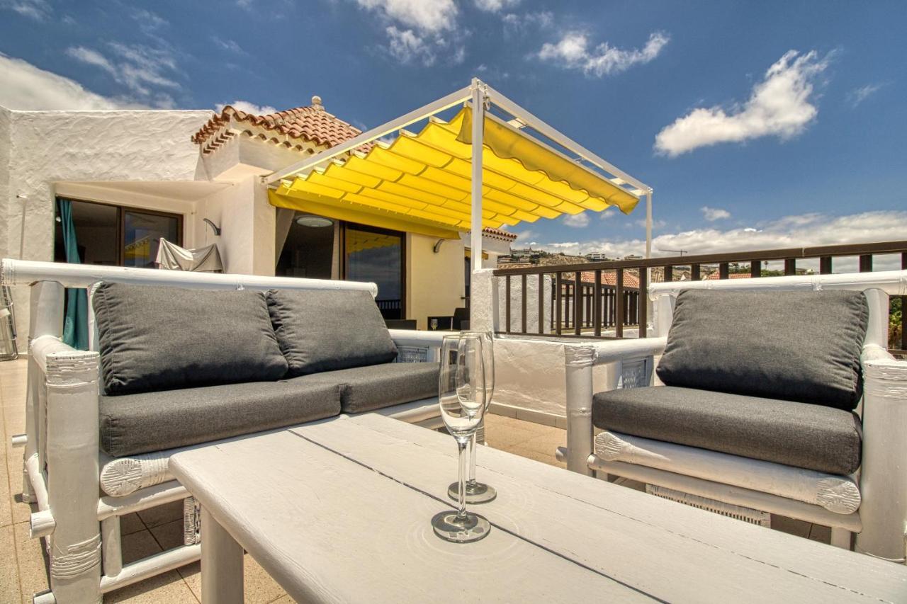 Apartmán Penthouse Sea View Jacuzzy Terrace & Pool Playa Feñabe Exteriér fotografie
