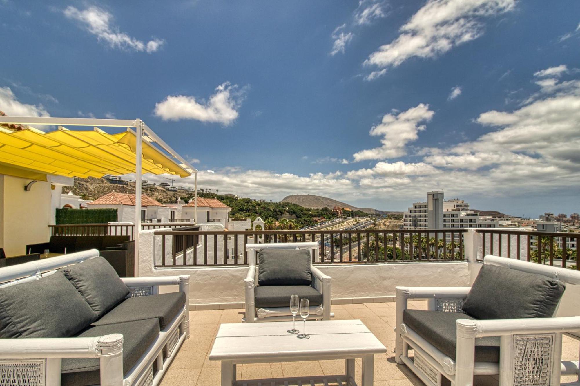 Apartmán Penthouse Sea View Jacuzzy Terrace & Pool Playa Feñabe Exteriér fotografie