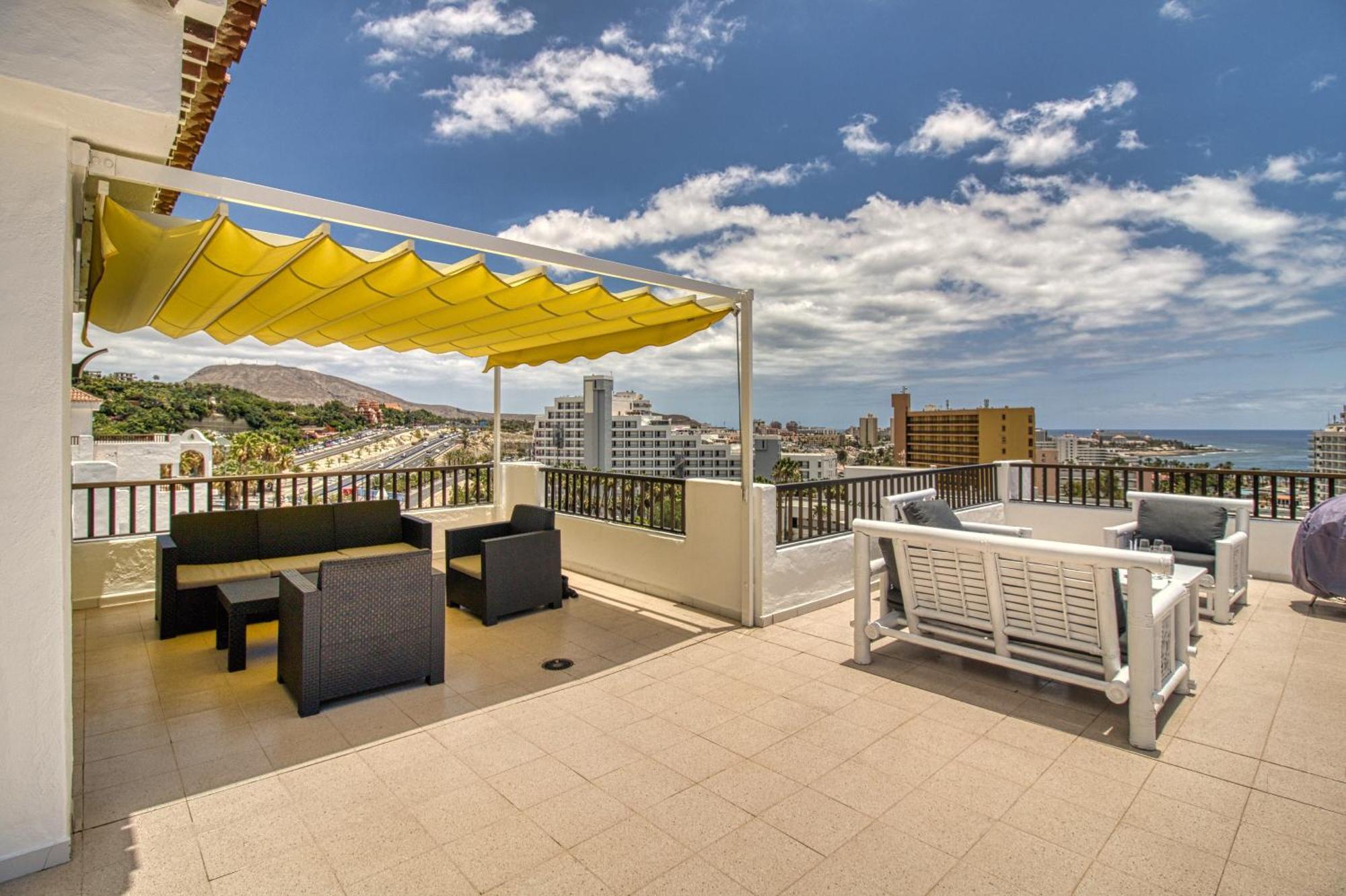 Apartmán Penthouse Sea View Jacuzzy Terrace & Pool Playa Feñabe Exteriér fotografie