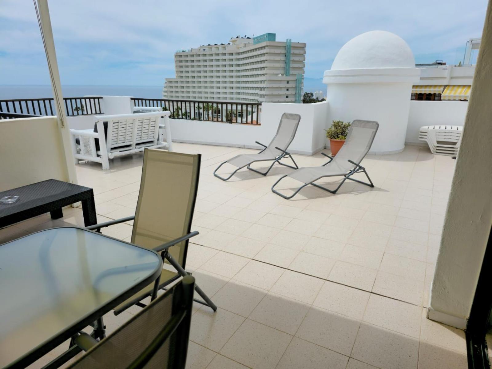 Apartmán Penthouse Sea View Jacuzzy Terrace & Pool Playa Feñabe Exteriér fotografie