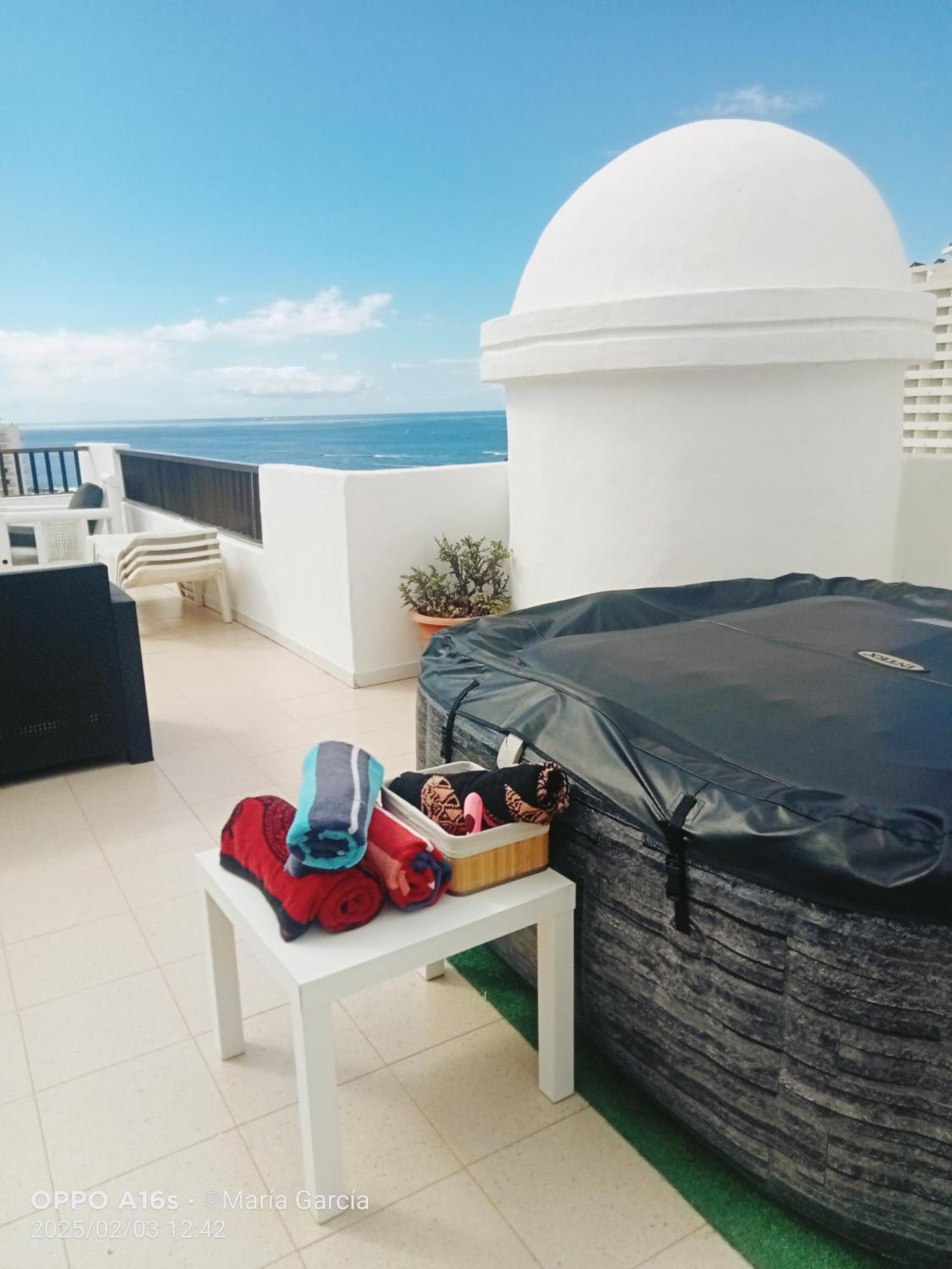 Apartmán Penthouse Sea View Jacuzzy Terrace & Pool Playa Feñabe Exteriér fotografie