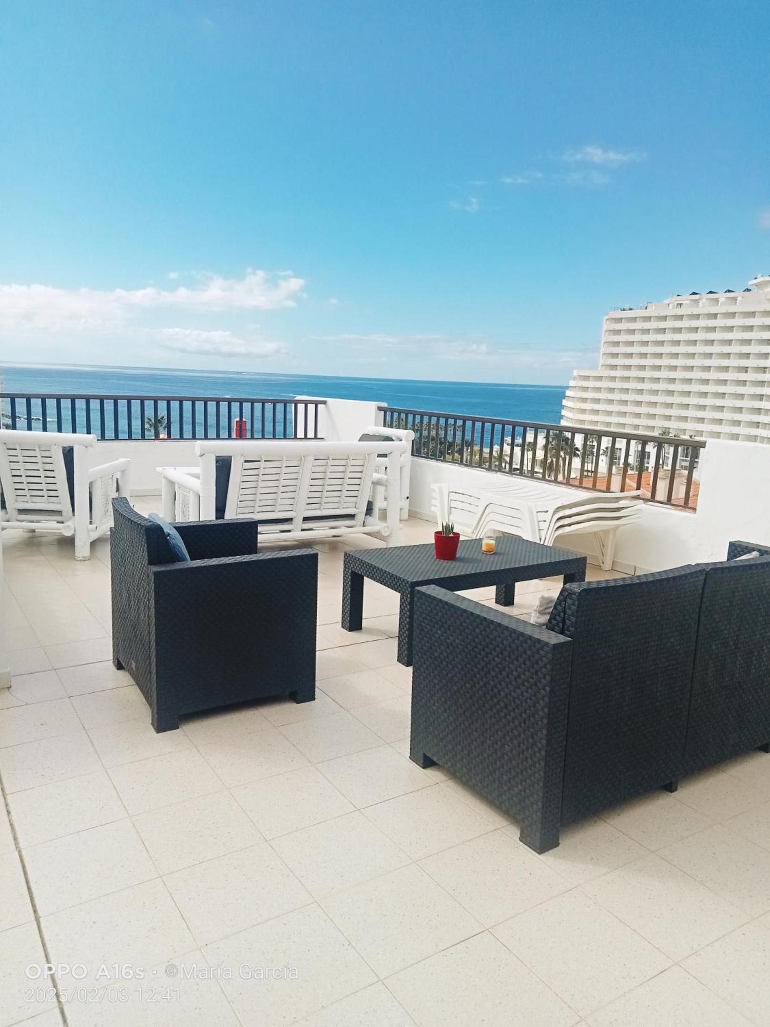 Apartmán Penthouse Sea View Jacuzzy Terrace & Pool Playa Feñabe Exteriér fotografie