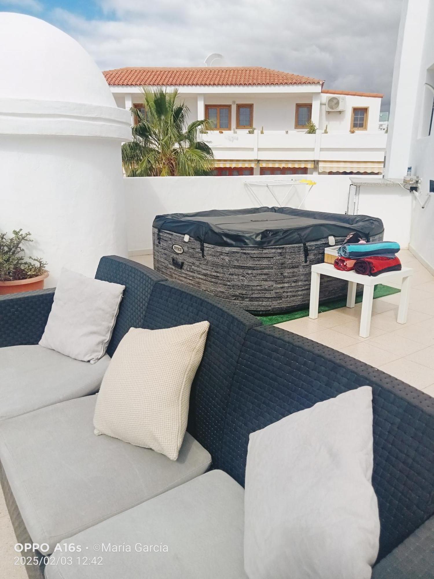 Apartmán Penthouse Sea View Jacuzzy Terrace & Pool Playa Feñabe Exteriér fotografie